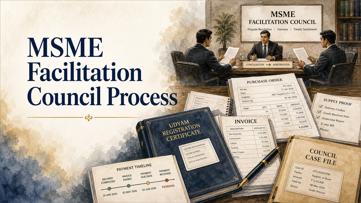 MSME Facilitation Council process for delayed payments - Chambers of AK