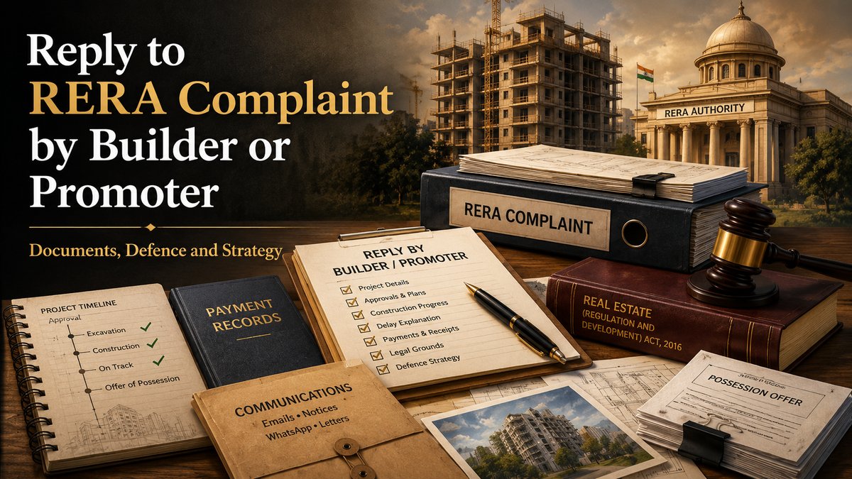 Reply to RERA complaint by builder or promoter: documents, defence and strategy - Chambers of AK