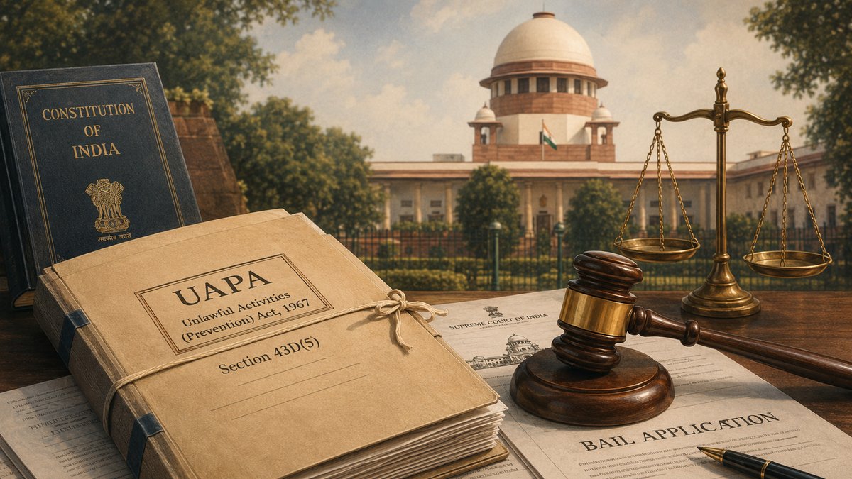 UAPA bail jurisprudence after the Supreme Court's 2026 observations explained by Chambers of AK.